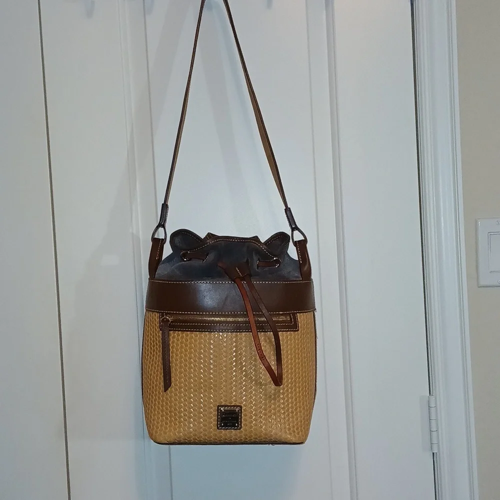 Dooney & Bourke Woven Drawstring Bag - Picture 5 of 17